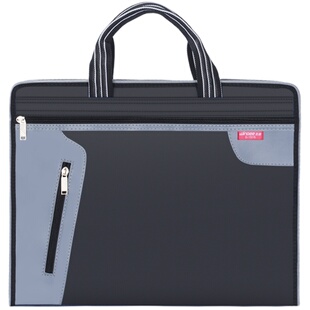 手提文件包a4牛津帆布商务会议公文男女文件袋资料袋定制印刷logo