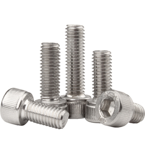 304不锈钢杯头内六角螺丝钉圆柱头螺钉10mm加长螺栓M2M3M4M5M6M8