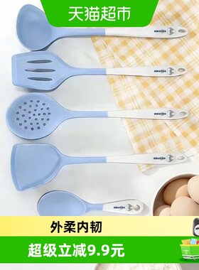 天猫超市小玲珑硅胶勺铲五件套