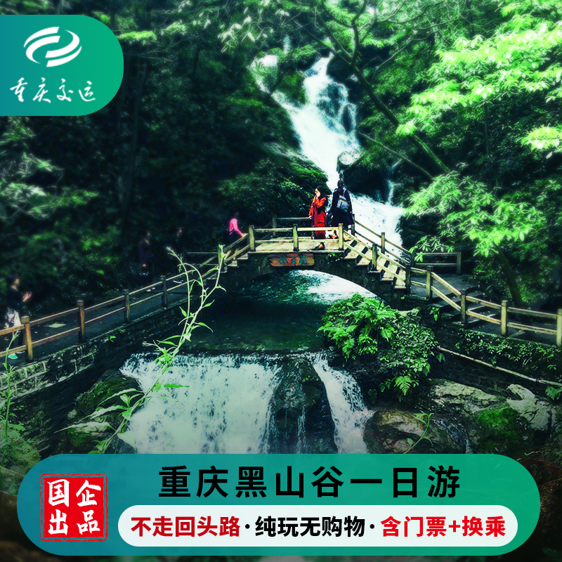 【国企出品】重庆万盛黑山谷门票纯玩跟团一日游纯玩