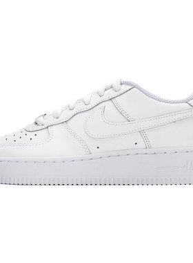 【自营】Nike耐克小白鞋AirForce1青少年空军一号运动鞋板鞋童鞋