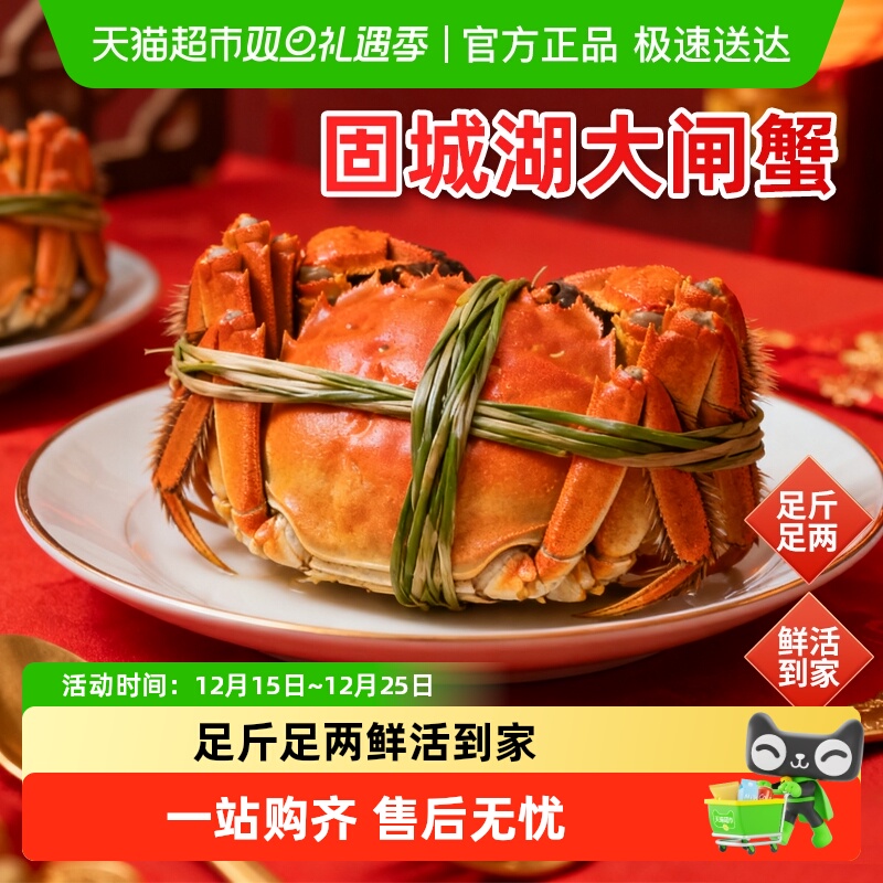 渔传播固城湖大闸蟹礼盒
