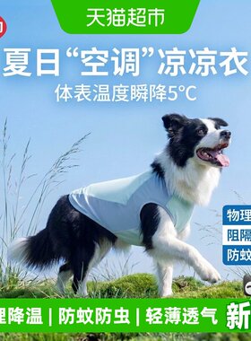 嬉皮狗冰丝材质夏季防晒宠物服装