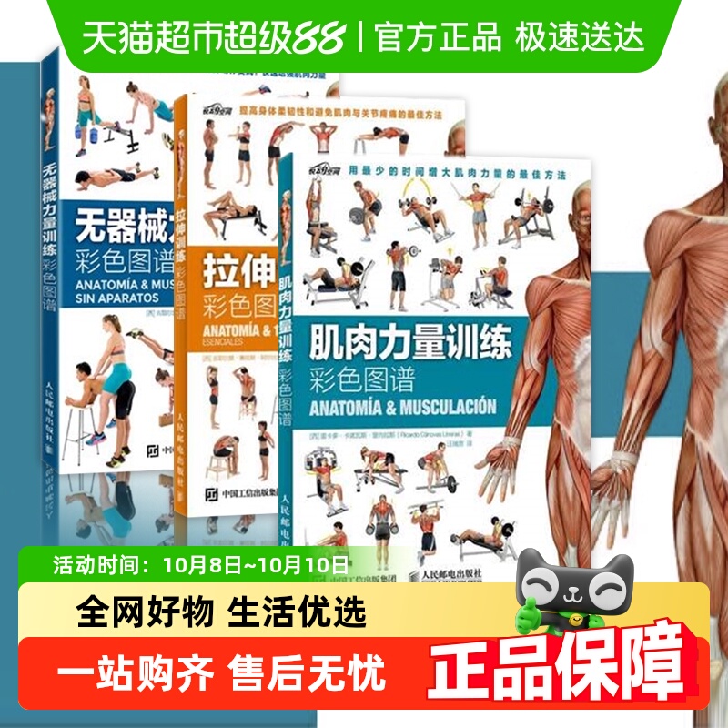肌肉力量训练彩色图谱拉伸训练