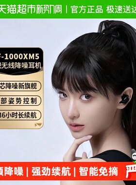 Sony/索尼WF-1000XM5主动降噪无线蓝牙耳机入耳式高音质降噪豆xm5