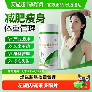 修正减肥瘦身燃脂左旋肉碱茶多酚片正品 提升代谢胶囊专用