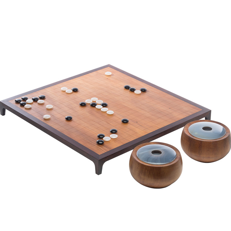 「上下」黑檀玛瑙中国围棋套装五子棋礼物商务礼物朋友礼物