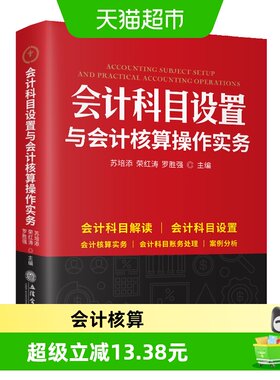 2026年版会计科目设置与会计核
