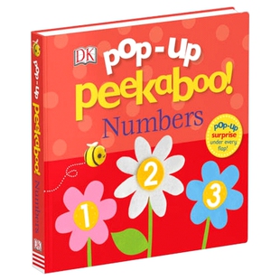 Pop Up Peekaboo Numbers 英文原版绘本 躲猫猫立体纸板书 数字 英文版儿童英语启蒙读物 进口原版书籍