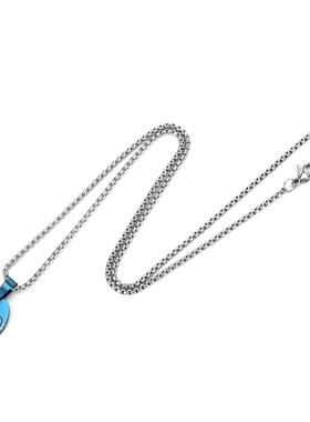 礼物刻字爱心情侣挂链