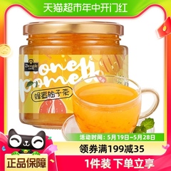 众德蜂蜜柚子茶450g泡水喝的冲泡韩式冲饮水果茶饮料果酱果汁