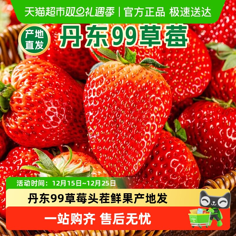 淼选红颜草莓丹东产地发