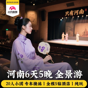 河南6日游郑州洛阳旅游只有河南少林寺龙门石窟开封旅游老君山等