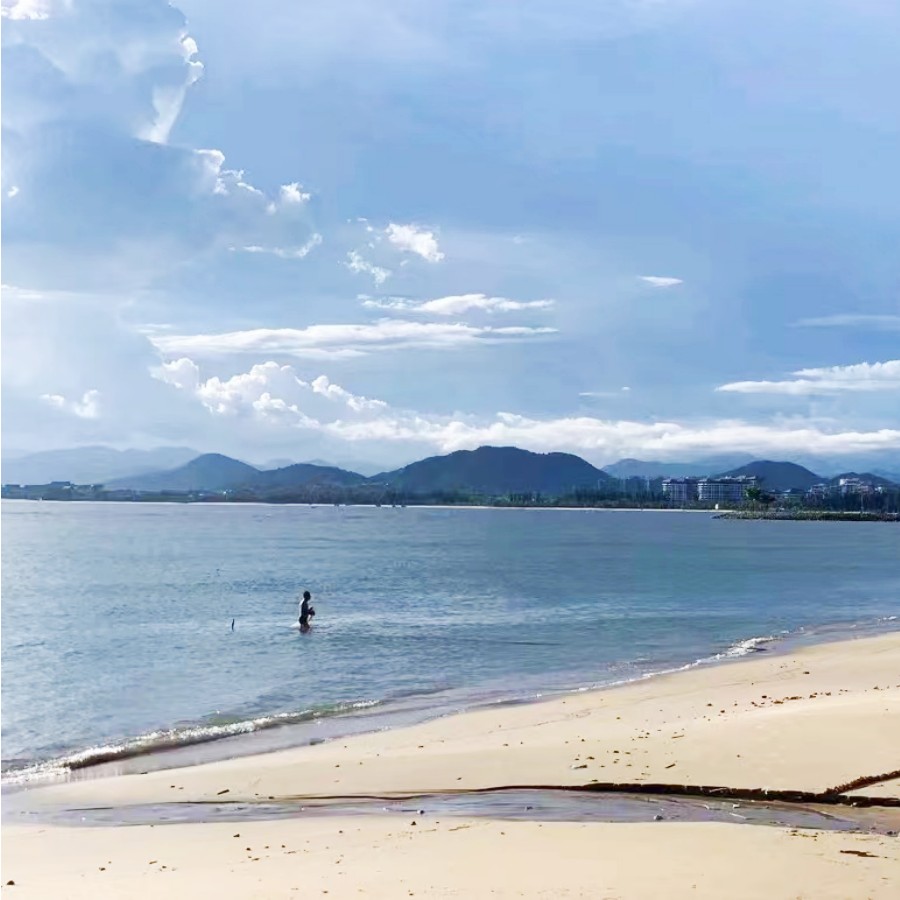 [陵水赤岭渔村-下海拉网捕鱼+岛屿赶海]陵水赤岭渔村赶海+下海拉网捕鱼+