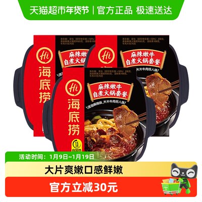 麻辣嫩牛自热火锅海底捞