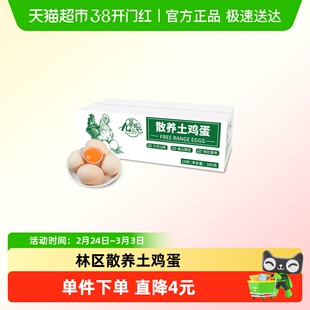 九华粮品 散养土鸡蛋10枚 农家新鲜柴鸡蛋 草鸡蛋 笨鸡蛋 月子蛋