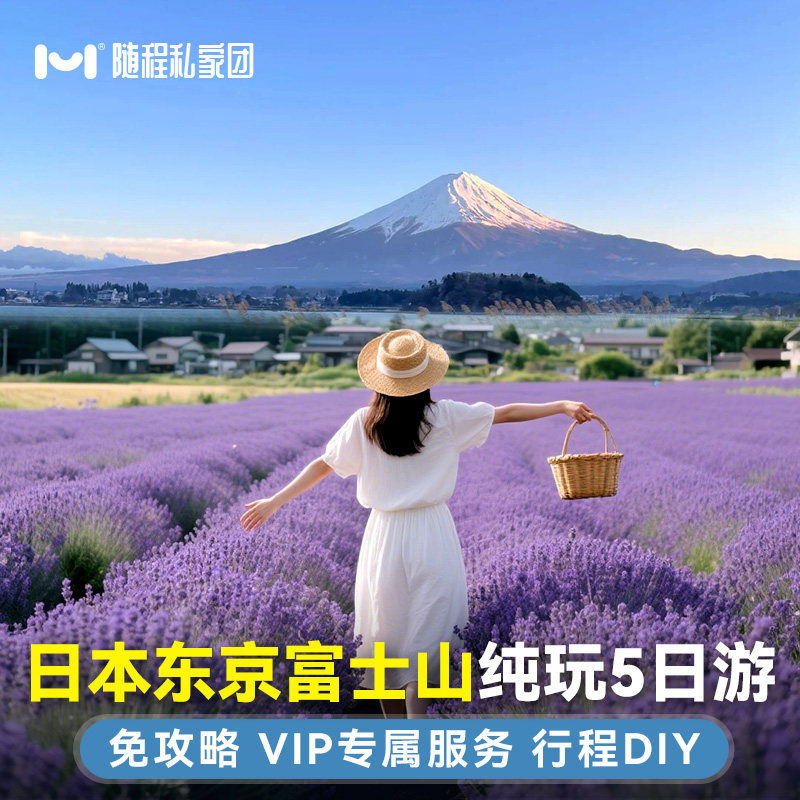 春节有位9人小团赠签证|含机票日本旅游东京5天半自由助行迪士尼