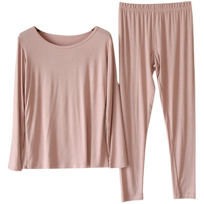 莫代尔柔顺亲肤春秋冬可穿家居服