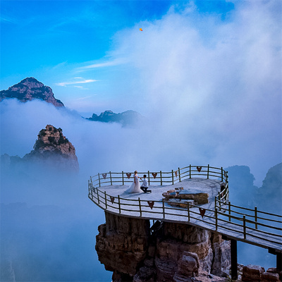 元旦太行山水2日游 保定白石山 易水湖-太行水镇纯玩跟团游