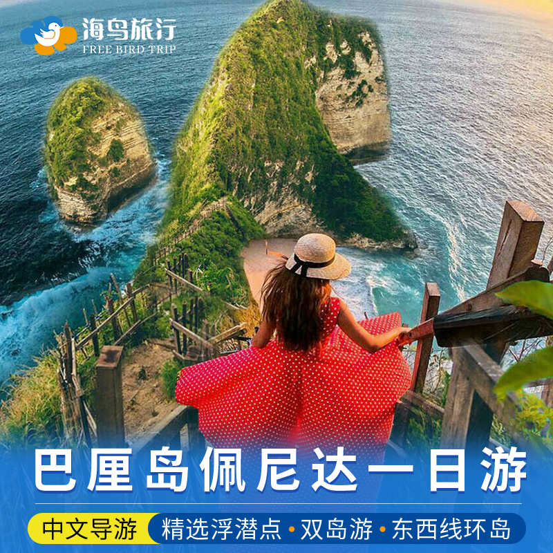 巴厘岛佩尼达岛浮潜中文导游蓝梦岛潜水佩妮达岛船票环岛一日游
