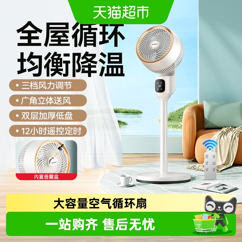 本博落地风扇广域送风节能降噪图片