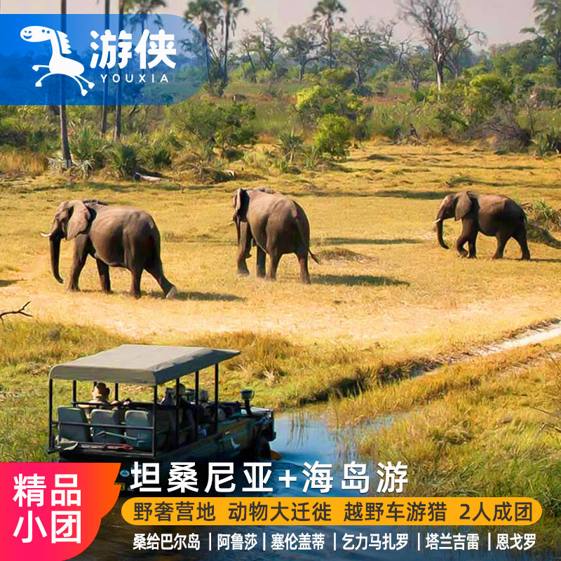 非洲坦桑尼亚旅游 桑给巴尔岛塞伦盖蒂动物大迁徙越野车游猎跟团
