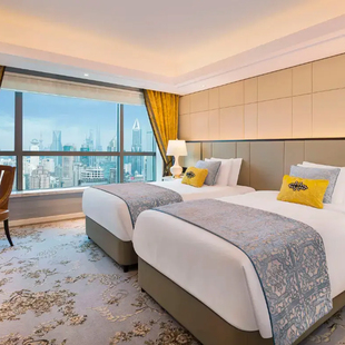 【特惠连住套餐】上海静安瑞吉酒店豪华客房预定住3付2含双早