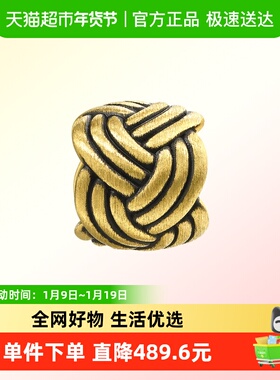 【配绳】周生生Charme XL酷黑财源旺来转运珠黄金足金串珠92301C