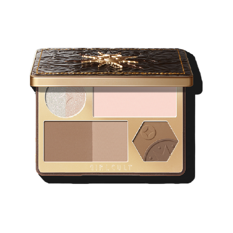 girlcult面部综合盘眉粉高光修容