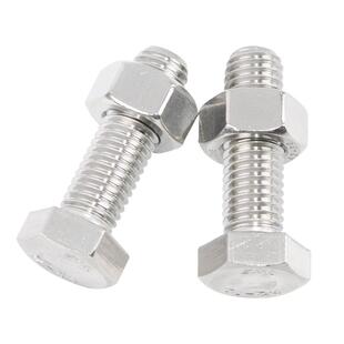 304不锈钢外六角螺栓螺丝螺母套装大全 加长螺杆 M6/M8-200mm