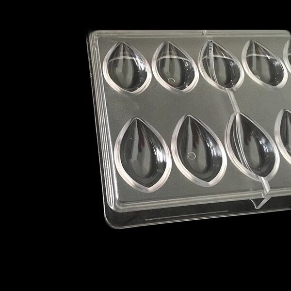 PC水滴巧克力模具星空心形朱古力模SHUNDA星空橄榄DIY手工