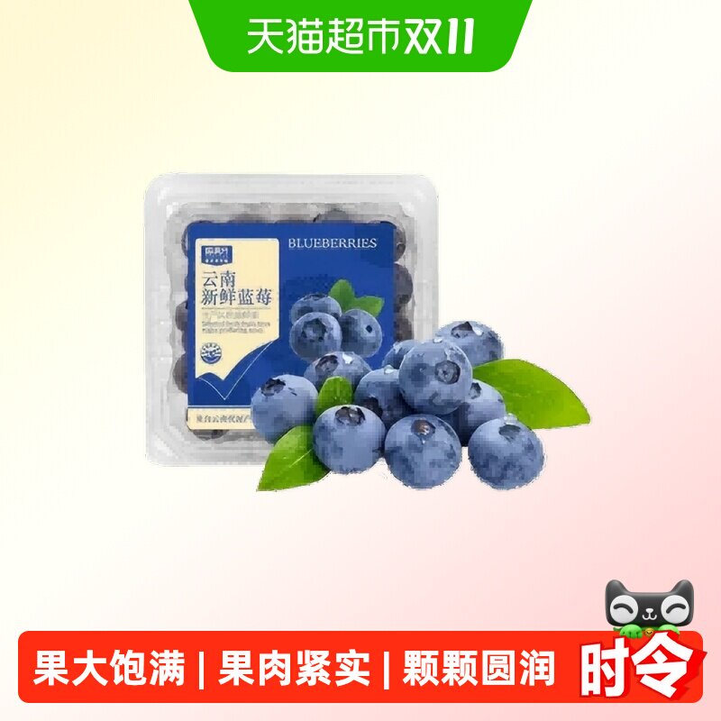 新欢云南新鲜蓝莓反季节整箱大果多汁饱满鲜果美味健康