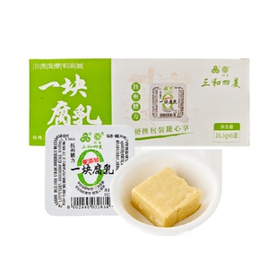 三和四美杨州糟方一块腐乳16.5g*6盒 佐粥下饭豆腐乳酱菜火锅调味