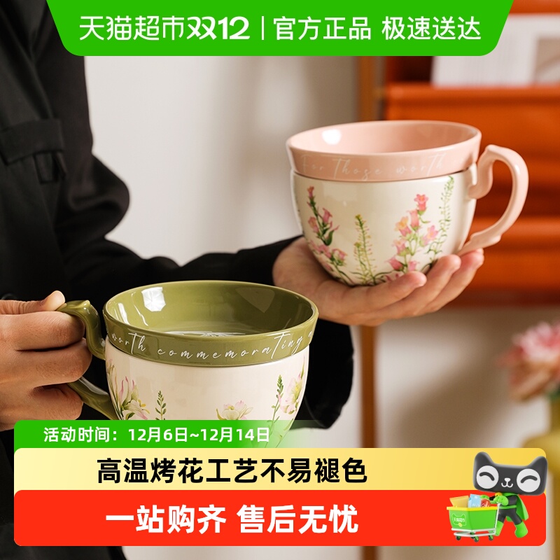 舍里复古家用乔迁陶瓷咖啡杯碟