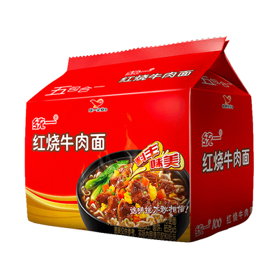 统一红烧牛肉速食代餐100g*5袋