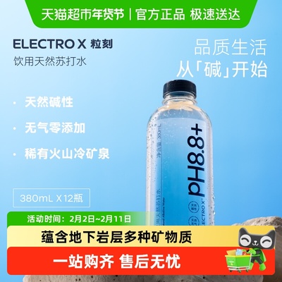 ELECTROX粒刻天然碱性苏打水