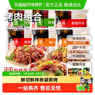 齐函杨佳正宗齐齐哈尔烤肉东北家庭牛肉拌肉户外烧烤食材