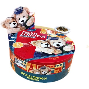 香港Yaruna超友味伦敦小熊曲奇什锦饼干零食礼盒装送礼伴手礼808g