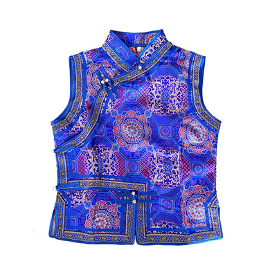 蒙古元素马甲女士立领马甲夹坎肩