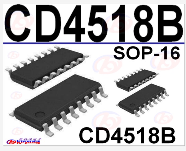 CD4518 SOP-16 集成电路 CD4518B 4518B