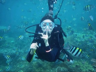 加井岛～水肺深潜体验潜水/万宁石梅湾加井岛出海浮潜潜水冲浪