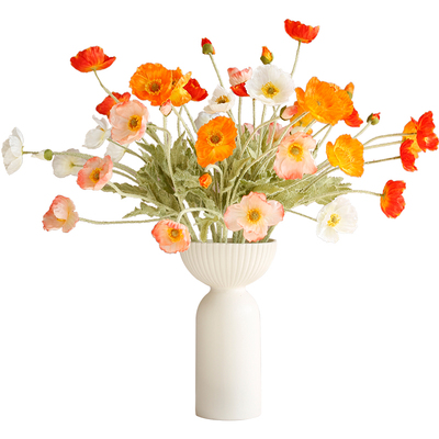 ladylike仿真花罂粟虞美人