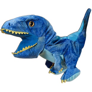 恐龙手偶玩具表演布偶手套毛绒动物娃娃嘴巴能动儿童腹语手指玩偶