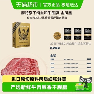 MORT&CO金凤凰进口原切大米龙火锅片M9 雪花牛肉食材肥牛