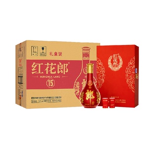 郎酒红花郎(15)酱香型单瓶礼盒53度500ml*6瓶非原箱年份随机