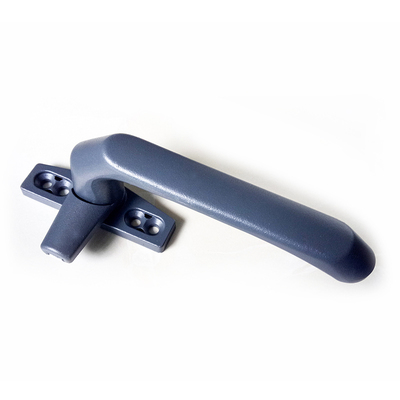 老式铝合金外平开窗执手七字锁锯