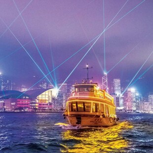 香港永安号游船畅游维多利亚港