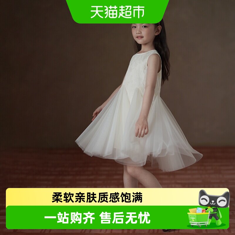 哈齿儿童背心裙舒适亲肤仙气飘飘图片