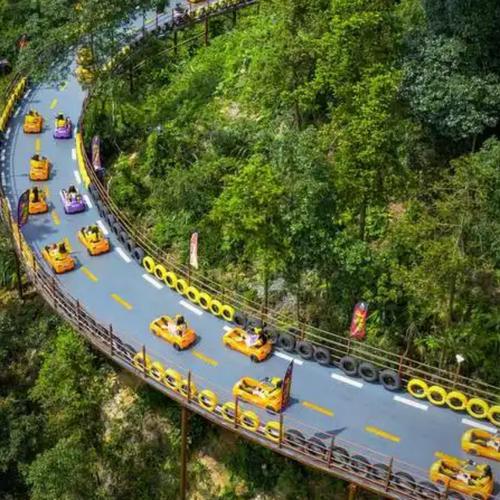 [古龙峡玻璃大峡谷-悬崖飞车+峡道飞车]悬崖飞车+峡道飞车