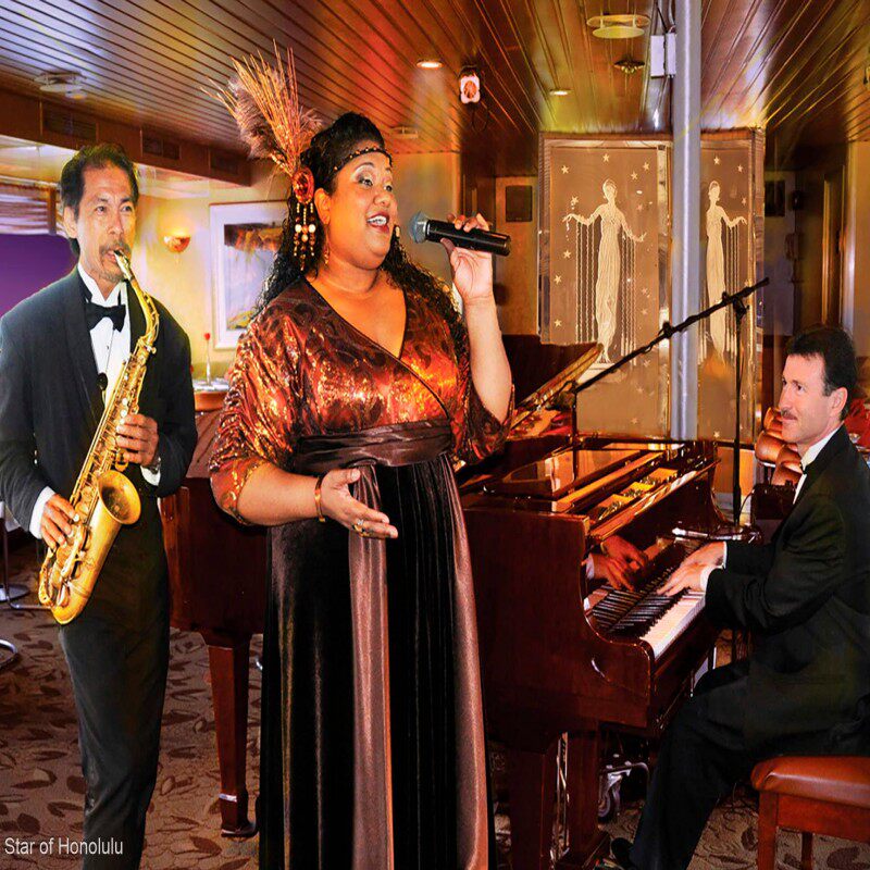 美国檀香山之星日落晚餐 & 演出游船100854